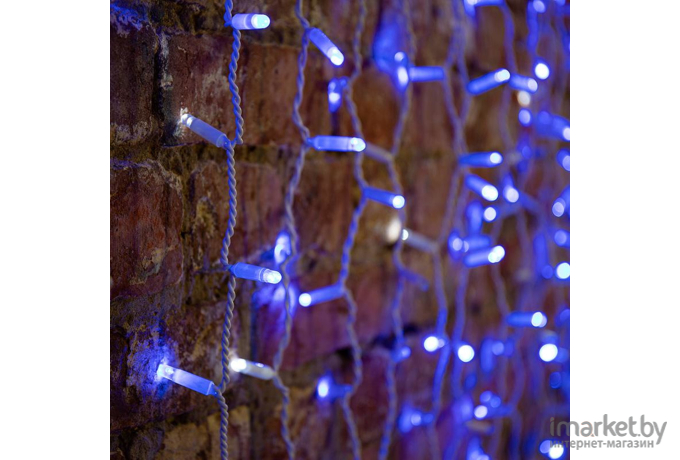 Новогодняя гирлянда Neon-night Светодиодный Дождь 2x1.5m 360 LED Blue [235-223]