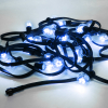 Новогодняя гирлянда Neon-night LED Galaxy Bulb String 10 м синий провод черный [331-323]