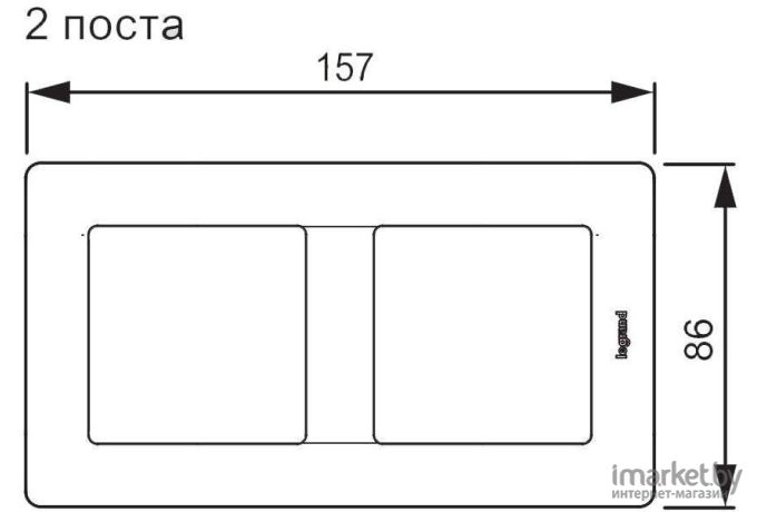 Рамка Legrand Valena Life 754162 медь