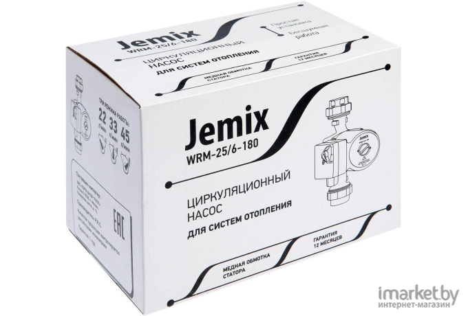 Циркуляционный насос Jemix WRM-25/6-180