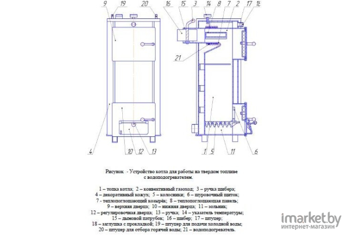 Котел Теплоприбор КС-Т-12.5-01