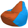 Кресло-мешок Flagman Груша Макси оранжевый/голубой [Г2.1-220]