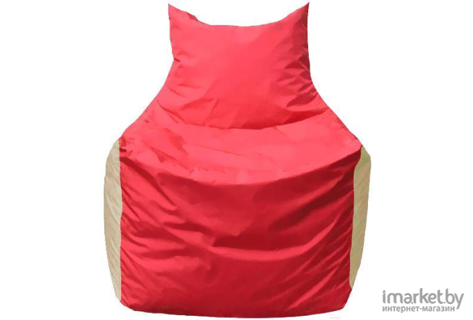 Кресло-мешок Flagman кресло Фокс Ф21-174 красный/бежевый
