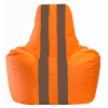 Кресло-мешок Flagman кресло Спортинг С1.1-218 оранжевый с коричневыми полосками