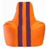 Кресло-мешок Flagman кресло Спортинг С1.1-222 оранжевый с бордовыми полосками
