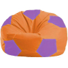 Кресло-мешок Flagman кресло Мяч Стандарт М1.1-206 оранжевый/сиреневый