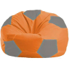 Кресло-мешок Flagman кресло Мяч Стандарт М1.1-214 оранжевый/серый