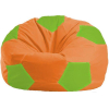 Кресло-мешок Flagman кресло Мяч Стандарт М1.1-215 оранжевый/салатовый
