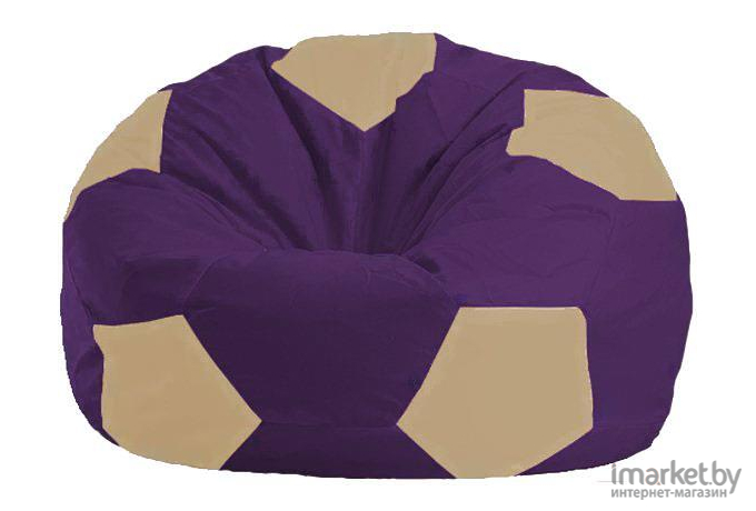 Кресло-мешок Flagman кресло Мяч Стандарт М1.1-75 фиолетовый/бирюзовый