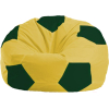 Кресло-мешок Flagman кресло Мяч Стандарт М1.1-452 жёлтый/тёмно-зелёный