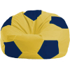 Кресло-мешок Flagman кресло Мяч Стандарт М1.1-451 жёлтый/тёмно-синий