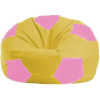 Кресло-мешок Flagman кресло Мяч Стандарт М1.1-257 жёлтый/розовый