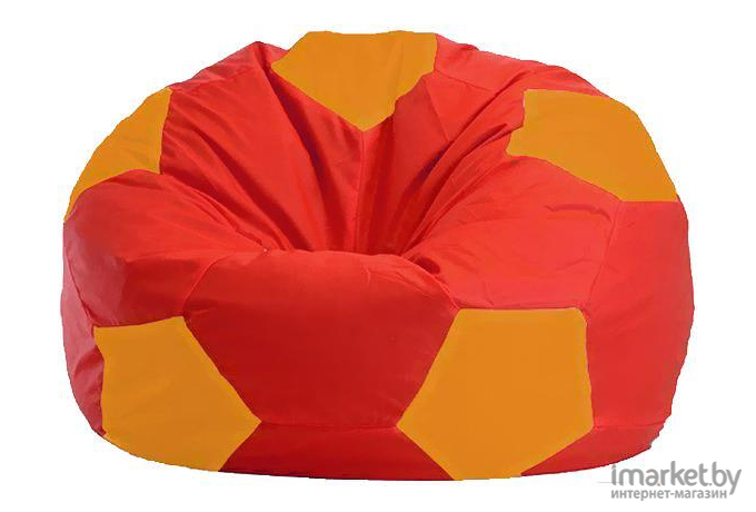 Кресло-мешок Flagman кресло Мяч Стандарт М1.1-176 красный/оранжевый