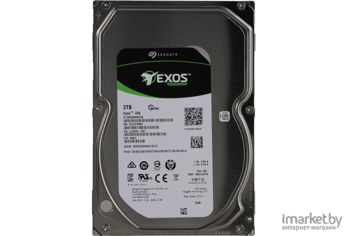 Жесткий диск Seagate 2TB Exos 7E8 [ST2000NM003A]