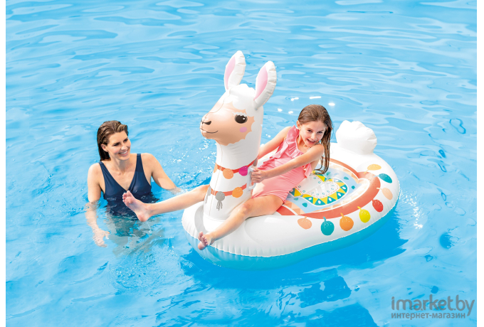 Надувной плот Intex Cute Llama Ride-On [57564]