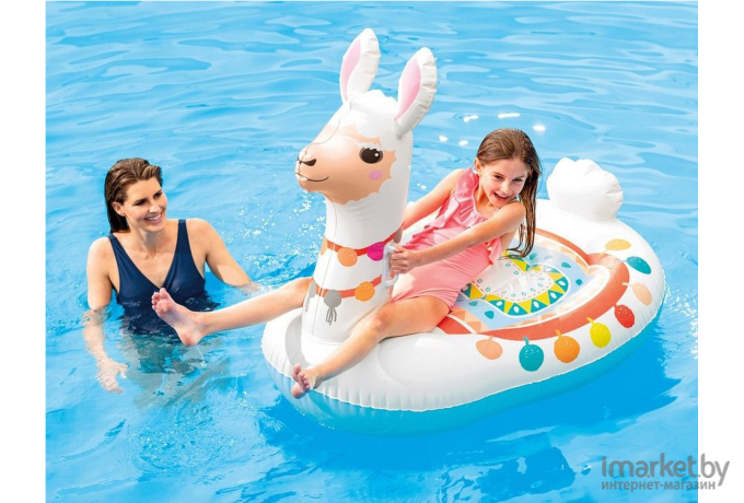 Надувной плот Intex Cute Llama Ride-On [57564]