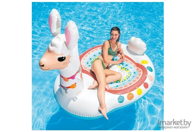 Надувной плот Intex Cute Llama Ride-On [57564]