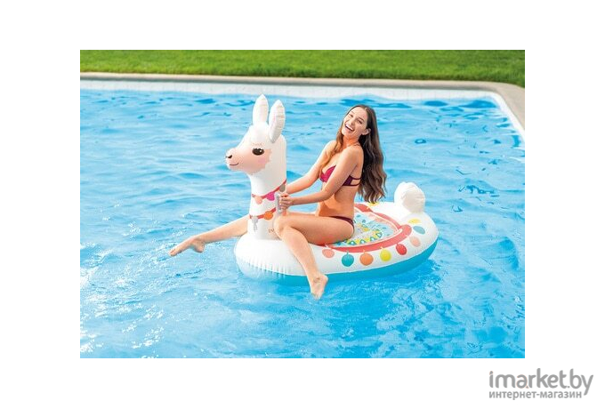 Надувной плот Intex Cute Llama Ride-On [57564]