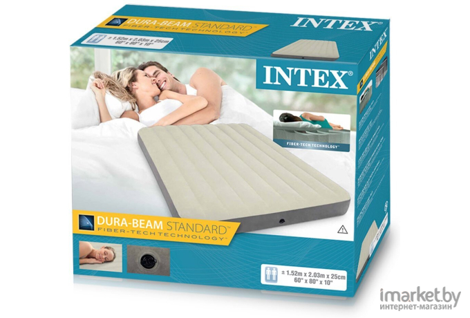 Надувной матрас Intex Deluxe Single-High [64103]