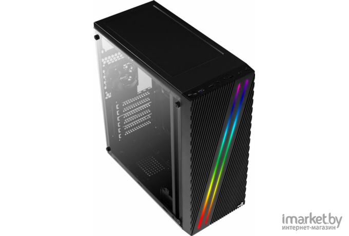 Корпус для компьютера AeroCool Streak-A-BK-v1  Без БП Black