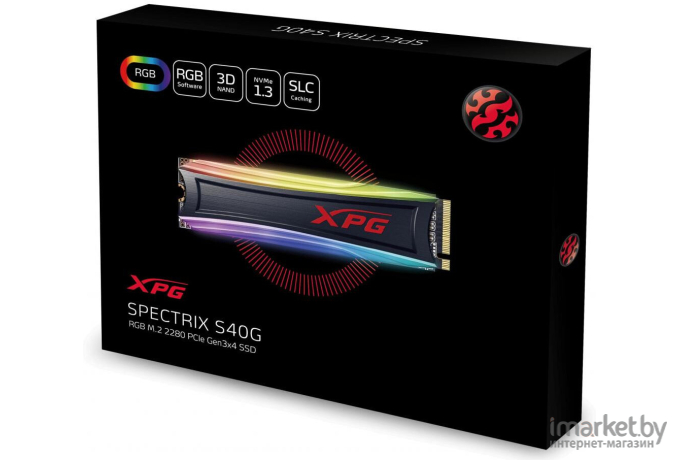 SSD диск A-Data 2280 M 256Gb XPG Spectrix S40G [AS40G-256GT-C]