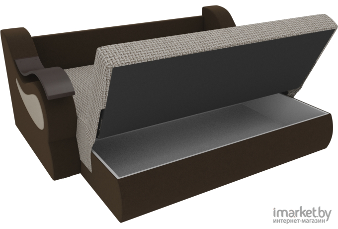 Диван Mebelico Меркурий 222 100 корфу 02/вельвет коричневый (100351)