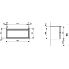 Тумба под умывальник Laufen Space [4102021601001]