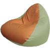 Кресло-мешок Flagman Relax P2.3-96 оранжевый/светло-оливковый