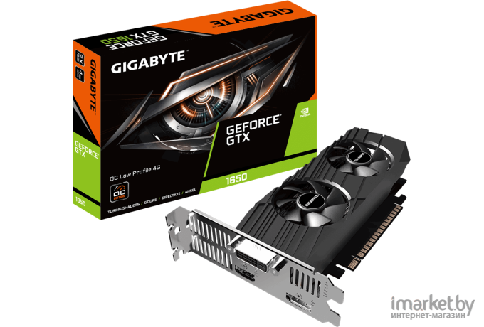 Видеокарта Gigabyte GTX 1650 4096Mb 128bit GDDR5 [GV-N1650OC-4GL]