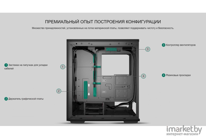 Корпус для компьютера DeepCool Macube 310 [GS-ATX-MACUBE310-BKG0P]