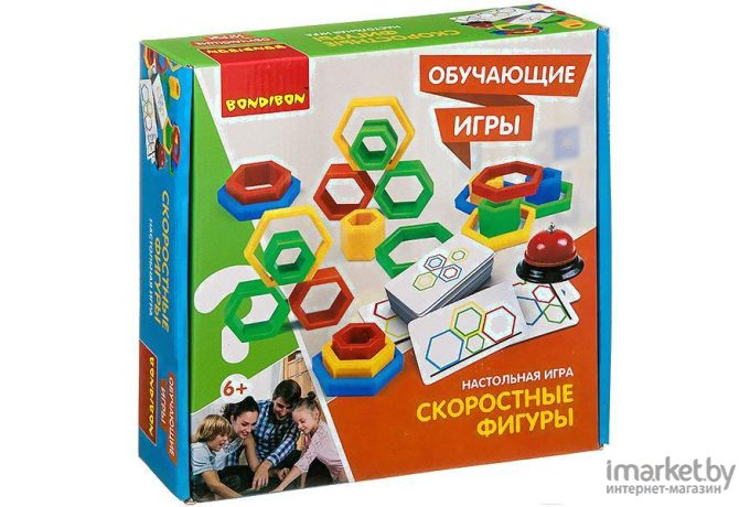 Настольная игра Bondibon Скоростные фигуры [ВВ3448]