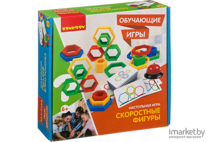 Настольная игра Bondibon Скоростные фигуры [ВВ3448]