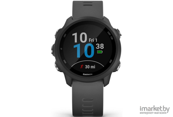 Умные часы Garmin Forerunner 245 черный/стальной [010-02120-10]