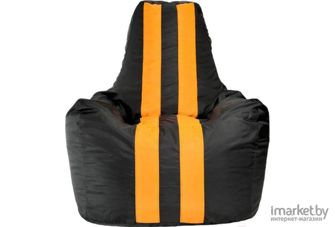 Кресло-мешок Flagman Спортинг С2.1-01 черный/оранжевый