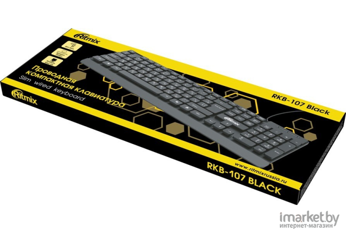 Клавиатура Ritmix RKB-107 Black