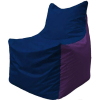 Кресло-мешок Flagman Фокс Ф21-38 синий/фиолетовый