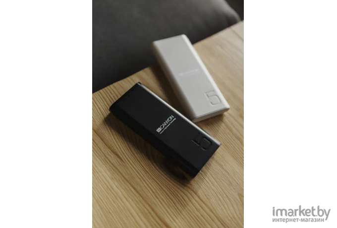 Портативное зарядное устройство Canyon Power bank 5000mAh Black [CNE-CPB05B]