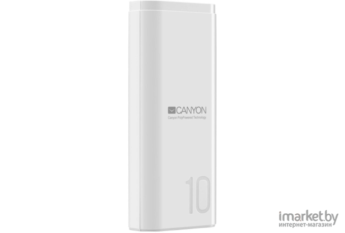 Портативное зарядное устройство Canyon Power bank 10000mAh White [CNE-CPB010W]