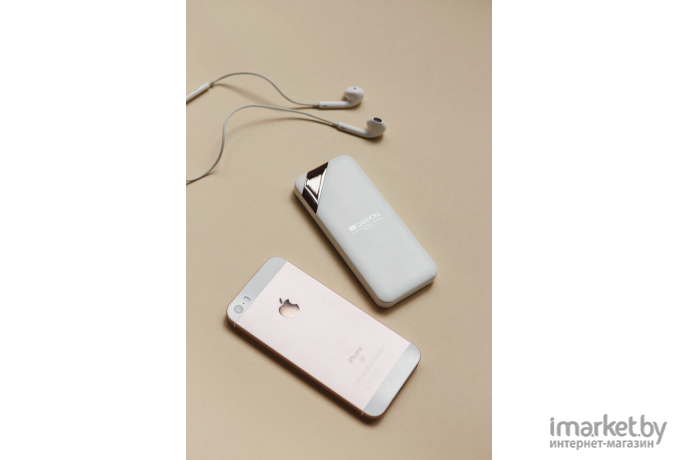 Портативное зарядное устройство Canyon Power bank 5000mAh White [CNE-CPBP5W]