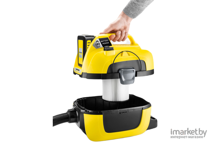 Пылесос Karcher WD 1 Compact Battery [1.198-301.0]