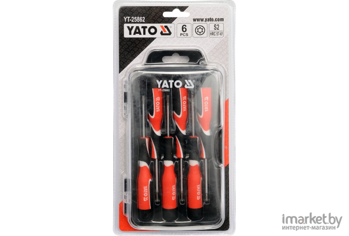 Набор отверток Yato YT-25862 6 предметов