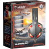 Наушники Defender Warhead G-370 черный/красный