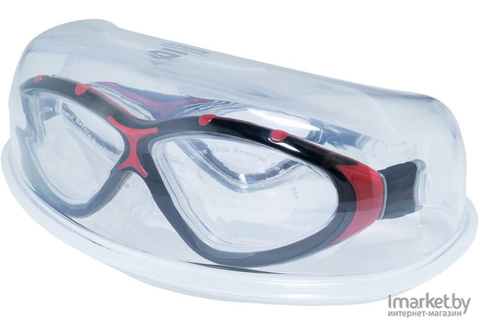 Очки для плавания Atemi Z402 черный/красный