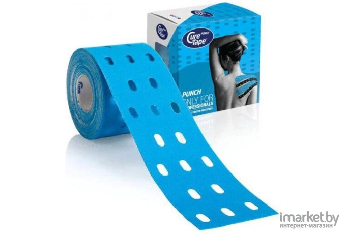 Кинезио-тейп CureTape Punch Blue 160653