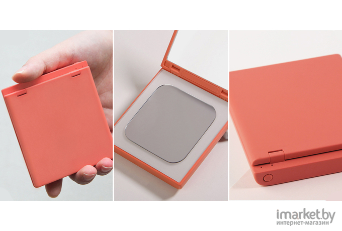 Зеркало косметическое VH Portable Beauty Mirror M01 Orange