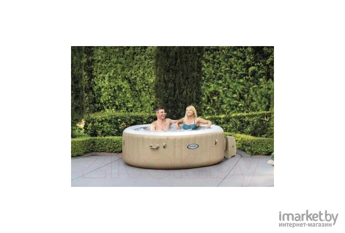 Надувной бассейн Intex Bubble Massage 28426 145х196х71