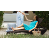 Шезлонг Keter Atlantic Sun Lounger коричневый