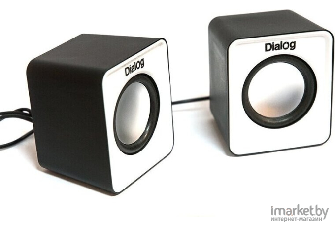 Мультимедиа акустика Dialog Colibri AC-02UP Black/White [AC-02UP black-white]