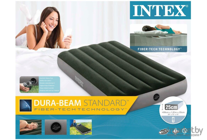 Надувной матрас Intex Prestige Downy Airbed [64777]