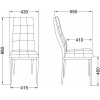 Стул AksHome Sky серый APU-006/хром